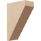 Ekena Millwork 5"W x 10"D x 15"H Classic Concord Rough Cedar Woodgrain TimberThane Corbel, Primed Tan CORUR05X10X15CONRCPR - alternate 1